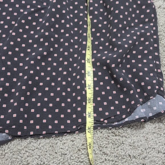 LOFT Outlet Rayon Square Polka Dot Print Casual Dress Size XL - Picture 10 of 11